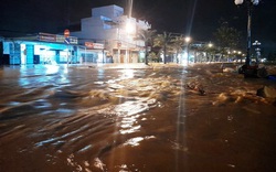 Bình Định: Lũ về bất ngờ lúc nửa đêm, đường phố “biến” thành sông
