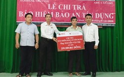 Trà Vinh: Agribank huyện Trà Cú chi trả quyền lợi Bảo hiểm Bảo an tín dụng cho khách hàng