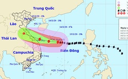 Khẩn: Bão số 13 mạnh lên, gây gió mạnh cho Hà Tĩnh - Quảng Nam từ sáng mai 14/11, chuyên gia cảnh báo điều gì?