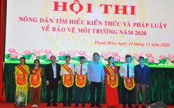 Nông dân tỉnh Thanh Hóa thi tìm hiểu kiến thức và pháp luật bảo vệ môi trường 