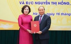 Trao quyết định bổ nhiệm nữ Thống đốc Ngân hàng Nhà nước đầu tiên Nguyễn Thị Hồng