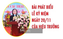 Bài phát biểu 20/11/2020 của hiệu trưởng trang trọng nhất 