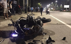 CLIP: “Siêu môtô" BMW tông xe máy văng gần 100 m, 3 người thương vong