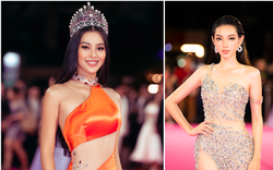 Thảm đỏ chung kết Hoa hậu Việt Nam 2020: Trần Tiểu Vy gây "choáng" với váy xẻ cao bất tận