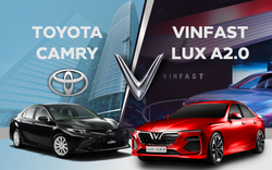 VinFast Lux A2.0 và Toyota Camry cùng tầm giá hơn 1 tỷ nhưng đừng lầm tưởng điều này