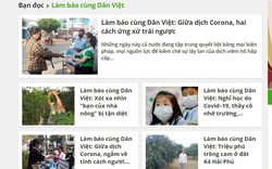 Các tác phẩm đạt giải Cuộc thi Làm báo cùng Dân Việt 