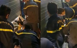 Clip: Cảnh sát giải cứu 5 người mắc kẹt trong cửa hàng ở Sài Gòn