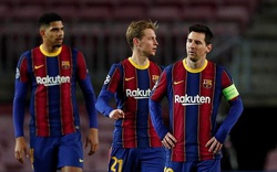 SỐC: Barca "rơi tự do", lục đục nội bộ vì... Messi ở lại