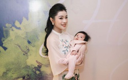 Sao Mai Thu Hằng "khoe" con gái ba tháng tuổi trong ngày ra album tặng bố