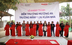 Khánh thành điểm trường mơ ước tại Vân Hồ, Sơn La:
Đông bớt lạnh với cô trò vùng cao