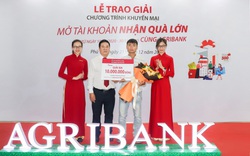 Agribank Phú Yên: Trao thưởng Chương trình khuyến mại "Mở tài khoản - Nhận quà lớn cùng Agribank"