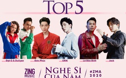 Năm thành công của Jack khi thống trị danh sách đề cử Top 5 Zing Music Awards 2020