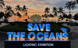 Đảo Ngọc Phú Quốc đón Giáng sinh với triển lãm ánh sáng "Save the Oceans" 