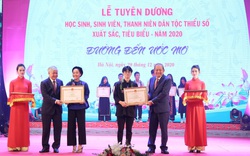 Tuyên dương 145 học sinh, sinh viên, thanh niên dân tộc thiểu số tiêu biểu năm 2020