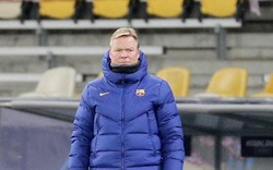 Barca gục ngã trước Cadiz, HLV Koeman bắt đầu "tung cờ trắng"