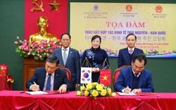 Thái Nguyên ký kết thúc đẩy hợp tác kinh tế với Hàn Quốc