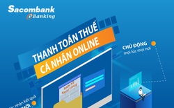 Khách hàng đã có thể đóng thuế qua Sacombank Internet Banking