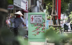 Bốt điện Hà Nội “diện áo mới” chống quảng cáo rao vặt
