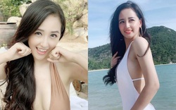 Mai Phương Thúy hiếm hoi mặc bikini khoét sâu "đốt mắt", trở lại dẫn đầu hội mỹ nhân quyến rũ