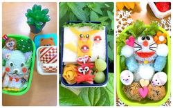 Mẹ Việt ở Nhật làm cơm bento sinh động như phim, giúp con hào hứng tới trường 