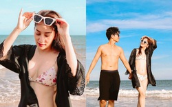 Tuổi U40, Khánh Thi vẫn mặc bikini đẹp hút mắt khiến Phan Hiển đắm đuối không rời