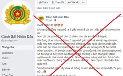 Công an Hà Nội cảnh báo nóng về các trang facebook giả mạo công an