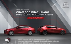 Tặng gói bảo dưỡng cho khách hàng sở hữu xe All-New Mazda3