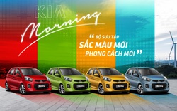 Đa dạng phong cách cùng bộ sưu tập màu mới của Kia Morning