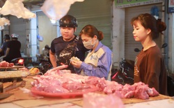Giá thịt lợn tăng cao, tiểu thương ngồi nửa ngày mà phản thịt vẫn đầy, lo sạt nghiệp 