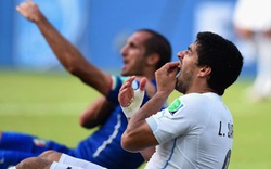 Chiellini ngưỡng mộ Suarez vì... vết cắn tại World Cup 2014