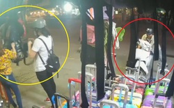 VIDEO: Cô gái mải chọn túi xách bị mất xe máy sau lưng