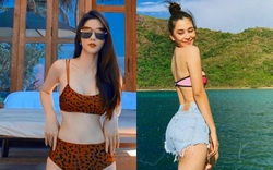 Diễm My 9X mặc bikini quyến rũ, Trần Tiểu Vy mặc quần "siêu ngắn" hút mắt