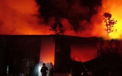 Hà Nội: Cháy lớn tại khu quy hoạch rừng huyện Thanh Trì