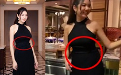 Á hậu Thúy Vân tung ảnh cũ mặc váy quyến rũ "đốn tim" để đập tan tin đồn mang bầu tăng cân?