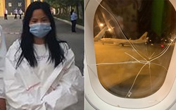 Máy bay hạ cánh khẩn cấp vì cô gái thất tình đập vỡ kính của sổ