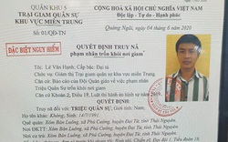 Truy nã đặc biệt nguy hiểm đối tượng Triệu Quân Sự, hé lộ phương thức trốn trại của kẻ vượt ngục ở Quảng Ngãi