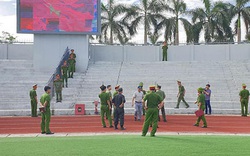 Sợ vỡ sân, Hà Tĩnh diễn tập an ninh trước khi đón Công Phượng, Phi Sơn