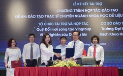 Vingroup hợp tác với 5 trường đại học, viện nghiên cứu đào tạo thạc sĩ khoa học dữ liệu