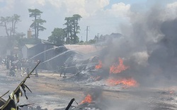 Thanh Hóa: Cháy lớn tại KCN Tây Bắc Ga