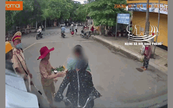 Video: "Ninja" xe đạp điện gan lì chặn đầu xe container