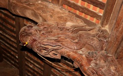 Độc đáo "nét chạm trổ phượng long" của ngôi đền cổ làng trung du Nghệ An