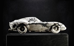 Há hốc với chiếc Ferrari GTO làm từ đá cẩm thạch
