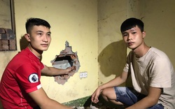 Công an huyện Gia Lâm đề xuất khen thưởng công dân giải cứu cháu bé mắc kẹt trong khe tường