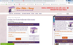 Cục An toàn thực phẩm: Thực phẩm bảo vệ sức khỏe Kim Thần Khang quảng cáo lừa người tiêu dùng