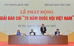 Phát động Giải Báo chí “75 năm Quốc hội Việt Nam”