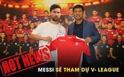 ẢNH CHẾ: Rời Barcelona, Messi sang Việt Nam "khuấy đảo" V.League