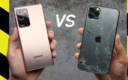 Samsung Galaxy Note 20 Ultra thả rơi bất chấp, iPhone 11 Pro Max phải "ghen tỵ"