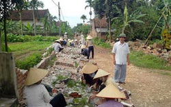 Hà Nội: Cựu chiến binh “rủ nhau” góp tiền, hiến hàng nghìn m2 đất xây dựng nông thôn mới