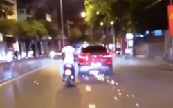 Nữ tài xế lái BMW “đại náo” đường phố Sài Gòn sau va chạm giao thông