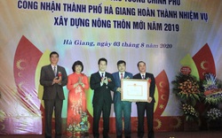 TP.Hà Giang: Đón Bằng công nhận hoàn thành chương trình xây dựng nông thôn mới